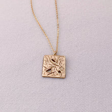 Load image into Gallery viewer, Bronze Leaf Pendant Necklace
